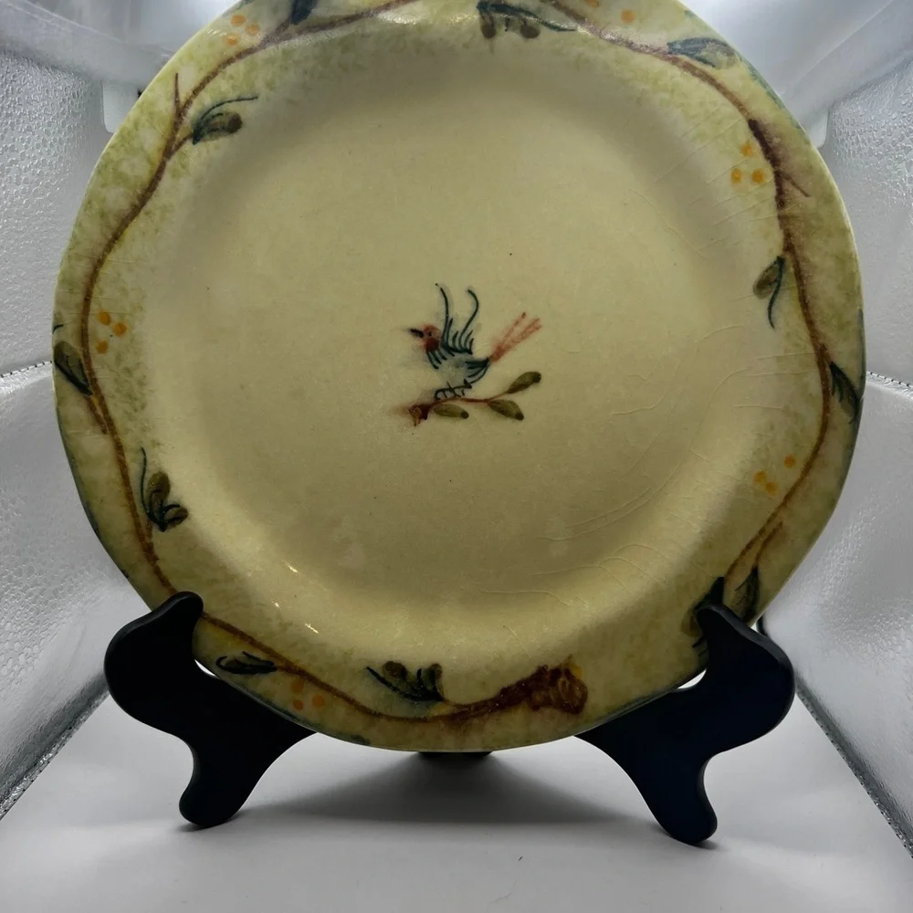 VIETRI ETRUSCA 8 1/2 SALAD BREAD CHARGER PLATE POTTERY ITALIAN Set of 3
